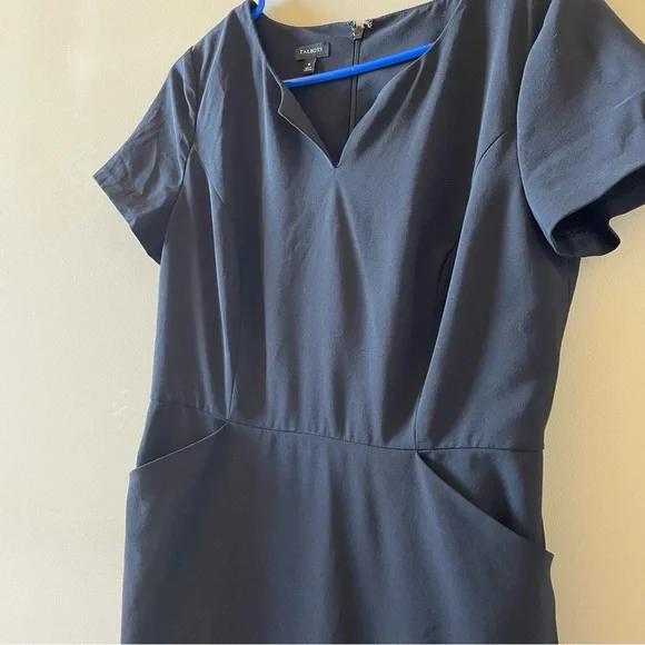 Talbots Womens Black Short Sleeve Dress Size 8 - Picture 5 of 8